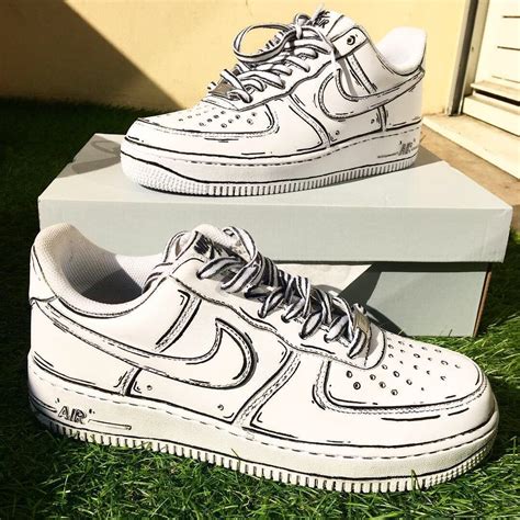 nike air force one cartoon